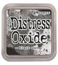 Ink-Distress Oxide Pads- Black Shoot