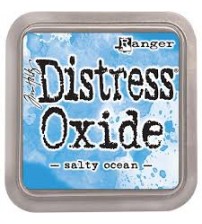 Ink-Distress Oxide Pads- Salty Ocean
