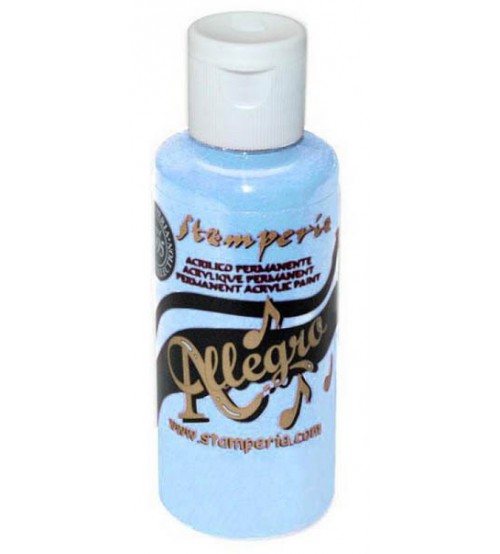 Decoupage Stamperia Allegro - Acrylic Paint - Baby Blue 59ml