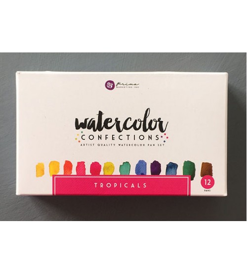 Prima - Watercolor Confections Pan Sets - Tropicals
