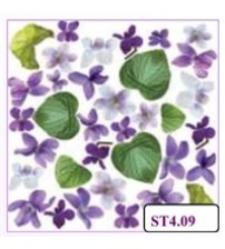 Sospeso Printed Plastic Sheet- Violette