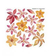 Sospeso Holographic Sheets - Orange Flower