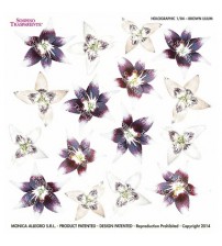 Sospeso Holographic Sheets - Brown Lilium